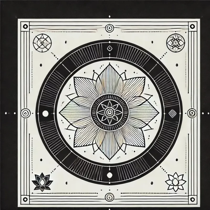 زیرانداز مدیتیشن طرح OM