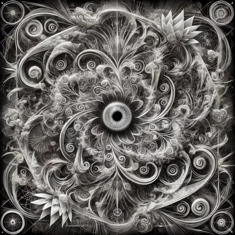 زیرانداز مدیتیشن طرح چشم پنجم