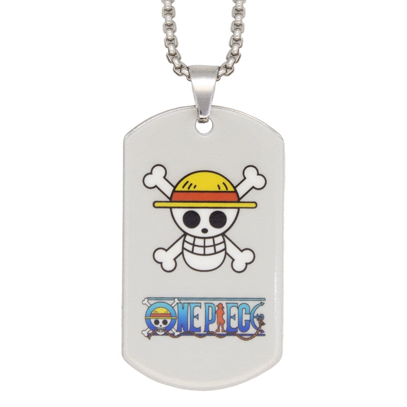 گردنبند فلزی وان پیس طرح پرچم لوفی