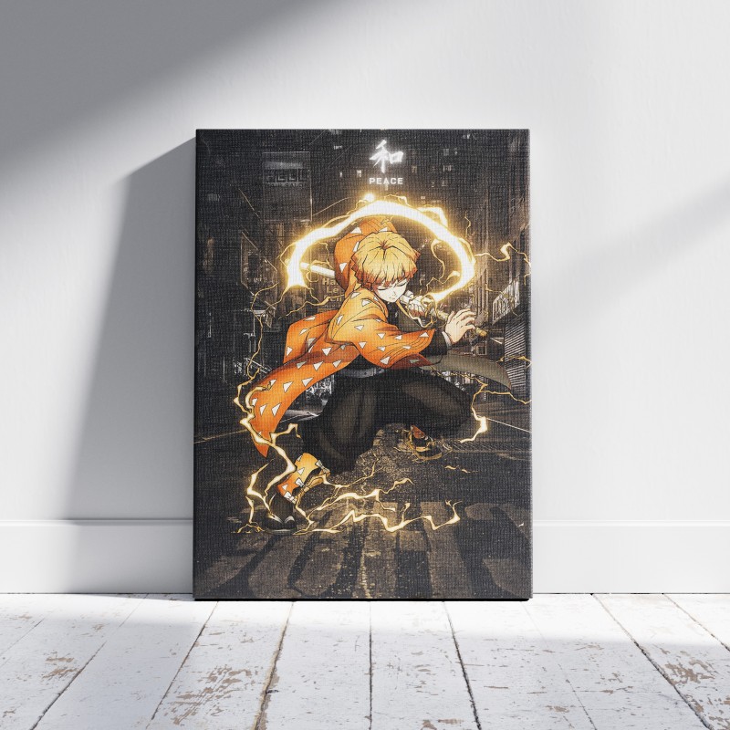 تابلو فوم برد زنیتسو انیمه شیظان کش آرک قلعه بی‌نهایت