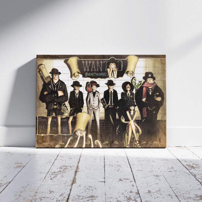 تابلو فوم برد گروه کلاه حصیری انیمه وان پیس آرک هول کیک