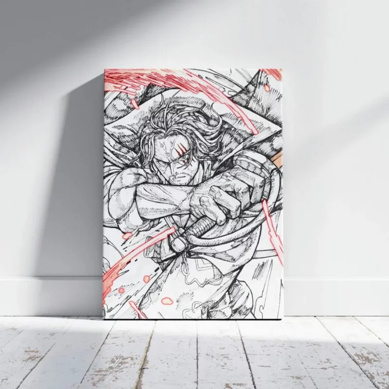 تابلو فوم برد شانکس موقرمز انیمه وان پیس