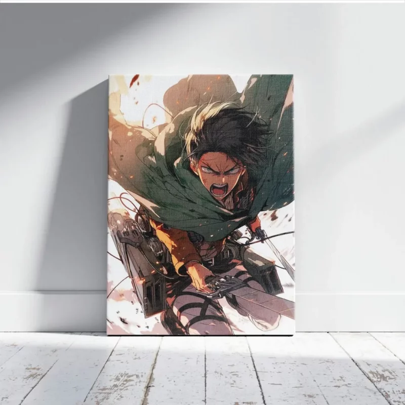 تابلو فوم برد لیوای انیمه اتک آن تایتان