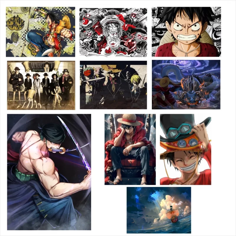 پک پوستر وان پیس 10 عددی سری 1