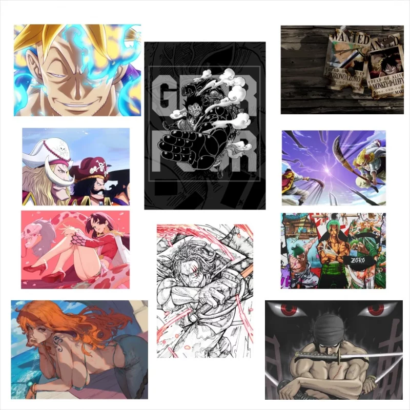 پک پوستر وان پیس 10 عددی سری 2