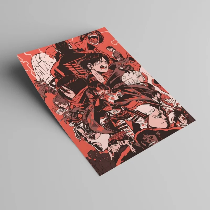 پوستر وینتیج اتک آن تایتان