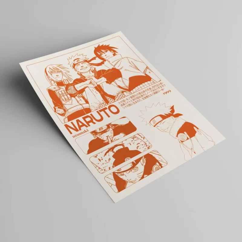 پوستر وینتیج ناروتو