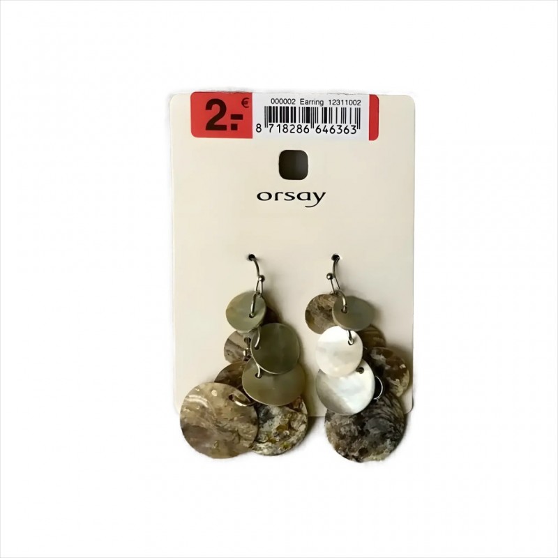 گوشواره پینترستی صدف اعماق دریا برند orsay