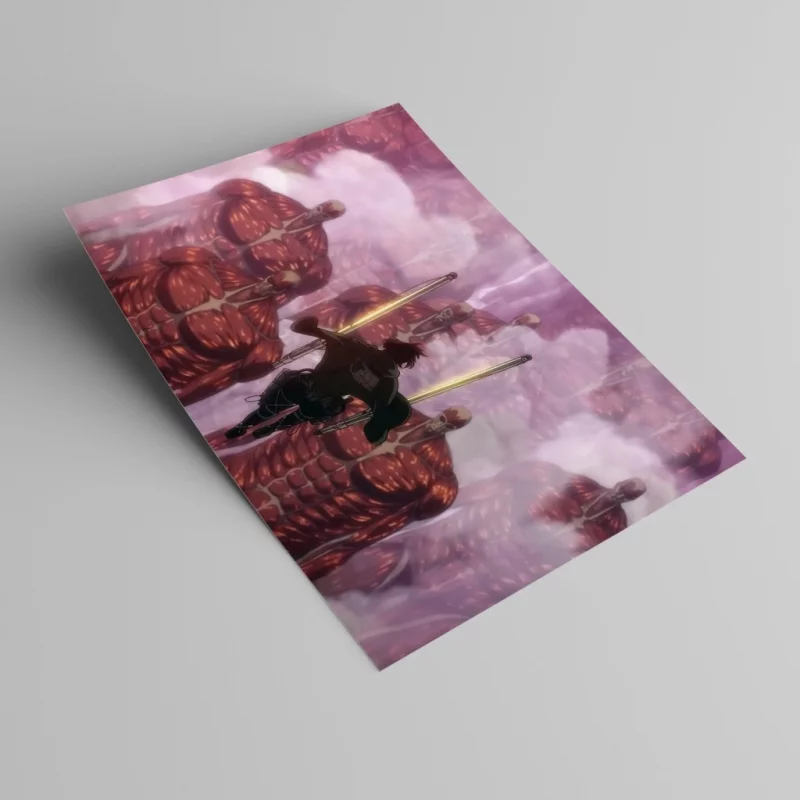 پوستر انیمه اتک آن تایتان کد 20