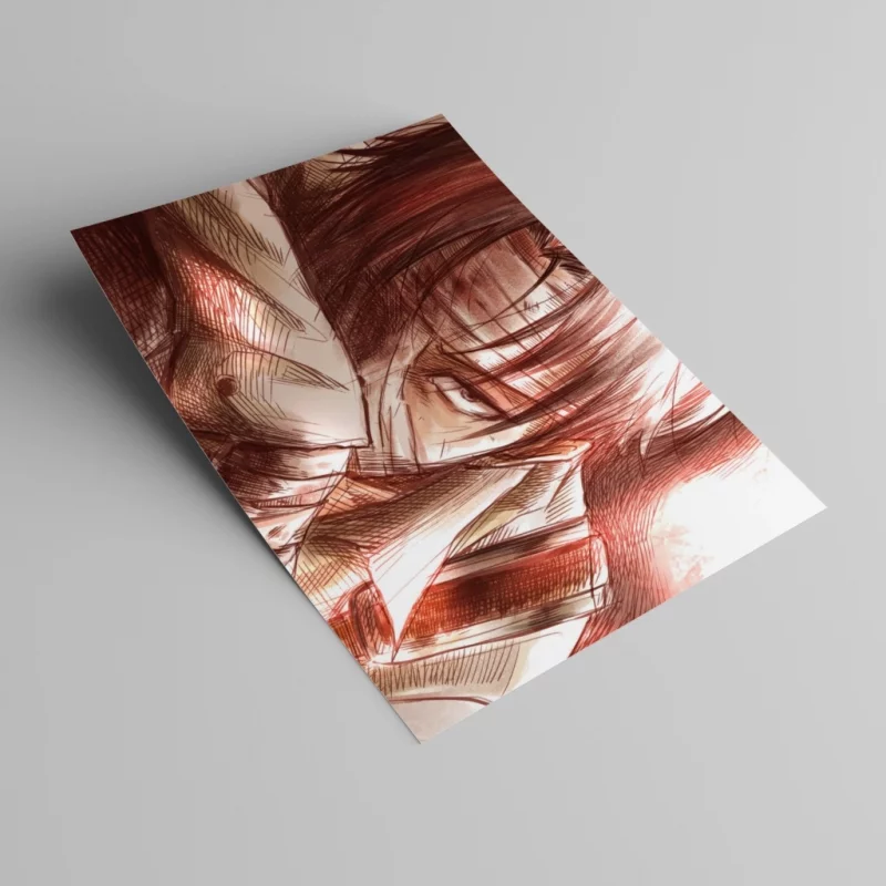 پوستر انیمه اتک آن تایتان کد 21