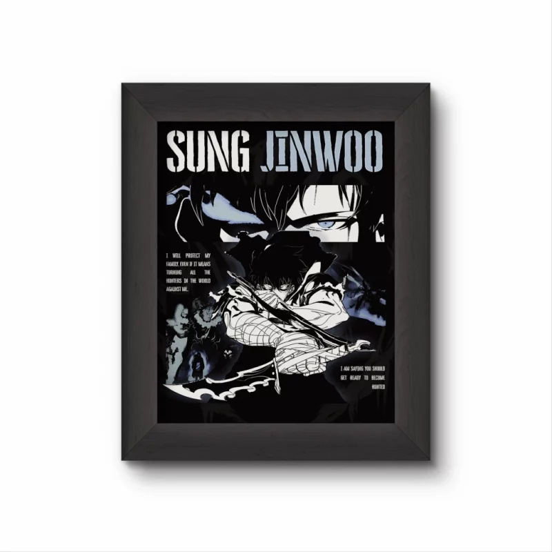 تابلو سونگ جین وو انیمه سولو لولینگ
