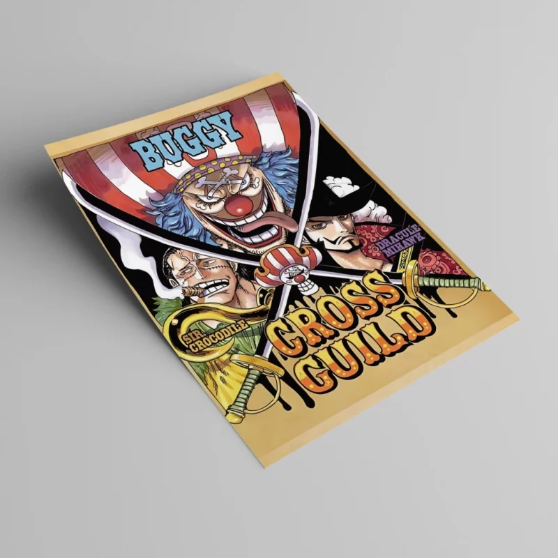 پوستر کراس گیلد انیمه وان پیس فوتوگلاسه