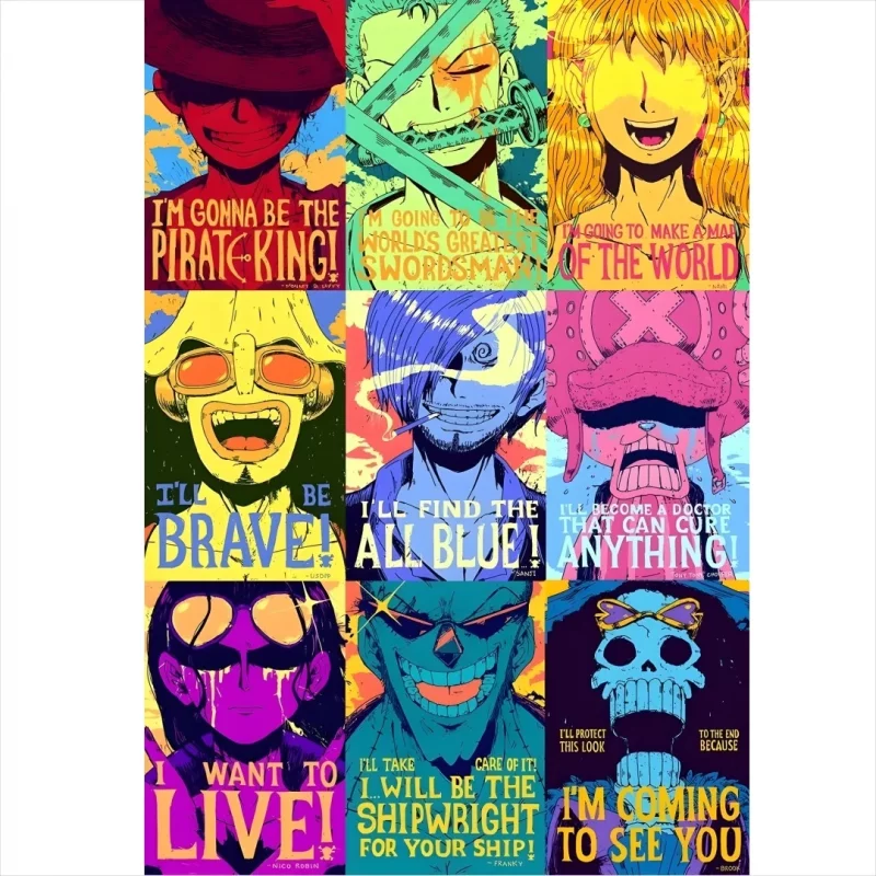 پک برچسب 9 تایی وان پیس