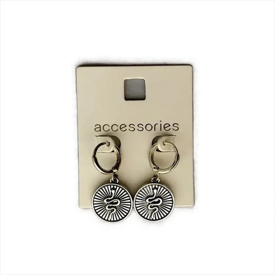 گوشواره پینترستی مار شانس برند accesories