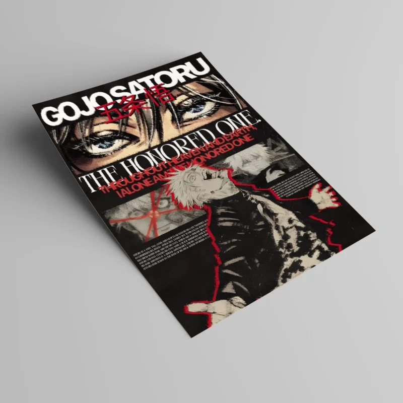 پوستر گلاسه گوجو ساتورو