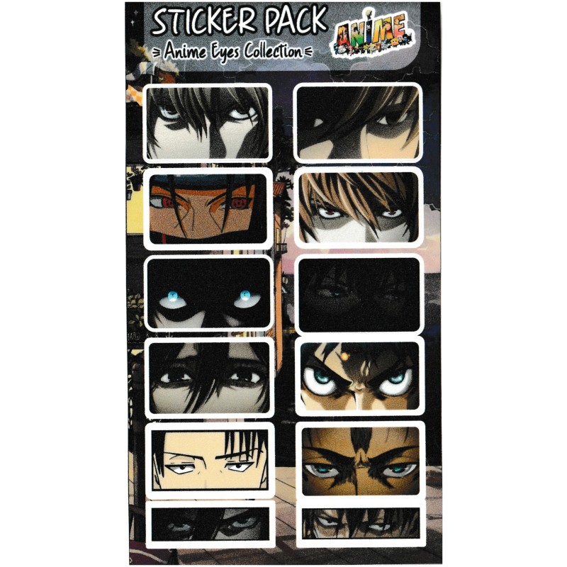 استیکر چشم‌های انیمه‌ای