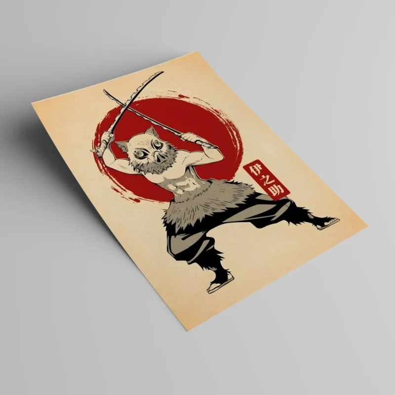 پوستر وینتیج اینوسکه هاشیبیرا