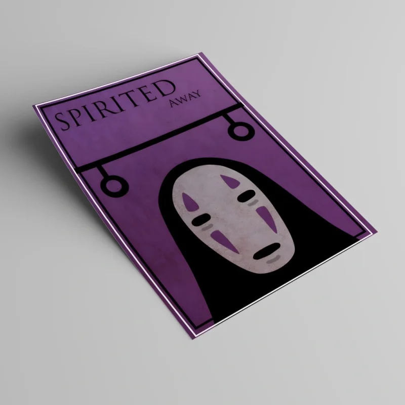 پوستر وینتیج انیمه شهر اشباح