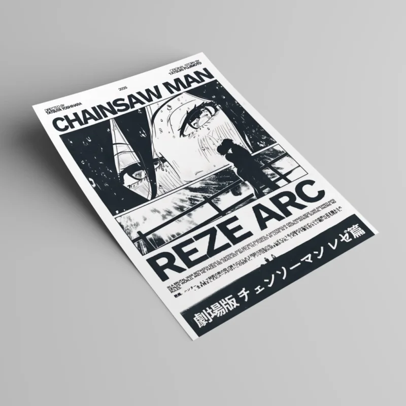 پوستر وینتیج چینساو من رز آرک