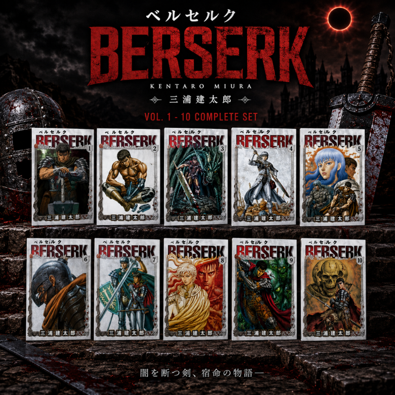 مانگا برزرک Berserk فارسی جلد ۱-۱۳ (فروش تک جلدی)