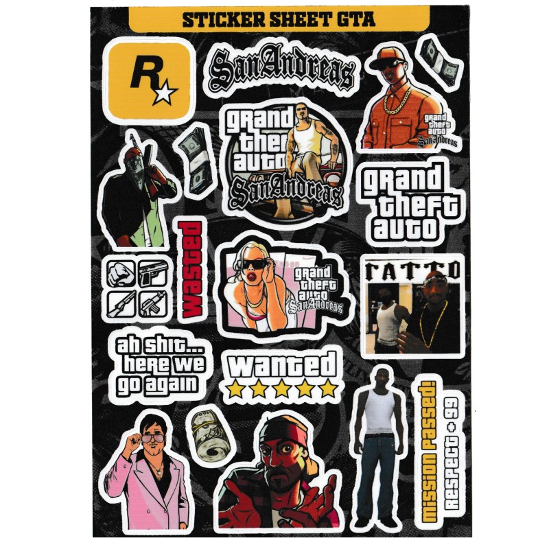 استیکر GTA San Andreas