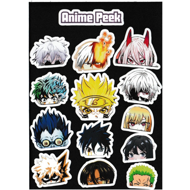 استیکر Anime Peek