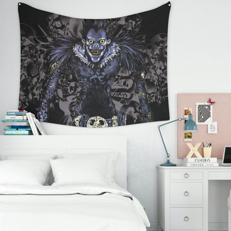 بک دراپ پارچه ای طرح انیمه دث نوت مدل کاراکتر ریوک