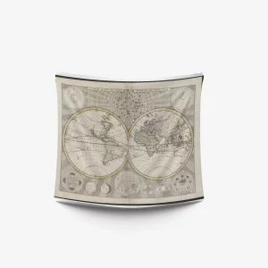 بک دراپ پارچه ای نقشه جهان