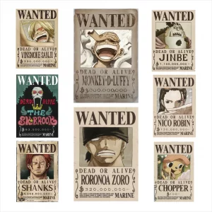 پک 10 عددی پوستر تحت تعقیب وان پیس سری 1