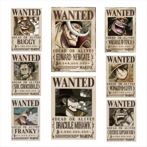 پک 10 عددی پوستر تحت تعقیب وان پیس سری 2