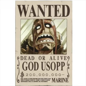 پوستر وانتد بونتی وان پیس تکی + استیکر هدیه | کاراکترهای مختلف