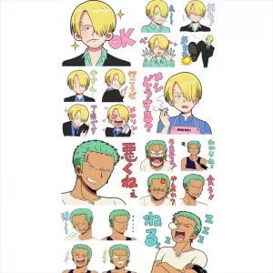 برچسب زورو و سانجی وان پیس