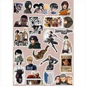 برچسب انیمه اتک آن تایتان