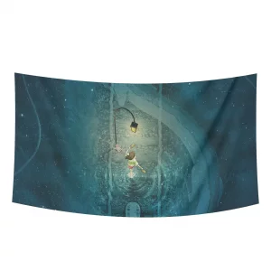 بک دراپ پارچه ای انیمه شهر اشباح میازاکی کد 01