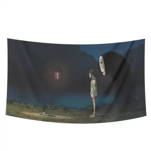 بک دراپ پارچه ای انیمه شهر اشباح میازاکی کد 02