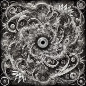 زیرانداز مدیتیشن طرح چشم پنجم