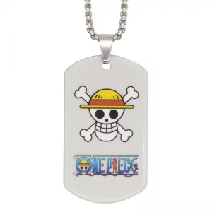 گردنبند فلزی وان پیس طرح پرچم لوفی