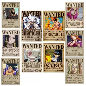 پک 10 عددی پوستر تحت تعقیب وان پیس سری 4