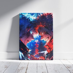 تابلو فوم برد گوجو و سوکونا انیمه جوجوتسو کایزن