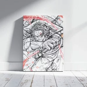 تابلو فوم برد شانکس موقرمز انیمه وان پیس