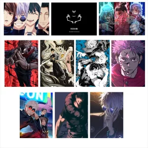 پک پوستر جوجوتسو کایزن 10 عددی سری 1