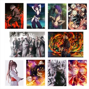 پک پوستر انیمه هلز پارادایز 10 عددی