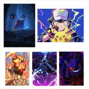 پک پوستر پوکمون 5 عددی