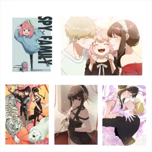 پک پوستر انیمه Spy X Family خانواده جاسوس 5 عددی