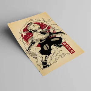 پوستر وینتیج زنیتسو فرم اول تنفس صاعقه