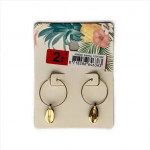 گوشواره قهوه طلایی برند Orsay