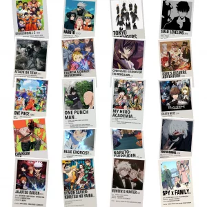 پولاروید انیمه تکی از 20 انیمه مختلف