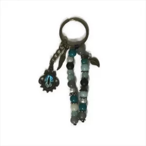 جاکلیدی  دست ساز چشم گربه ای آبی