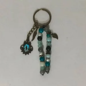 جاکلیدی  دست ساز چشم گربه ای آبی 2