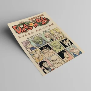 پوستر وینتیج دراگون بال